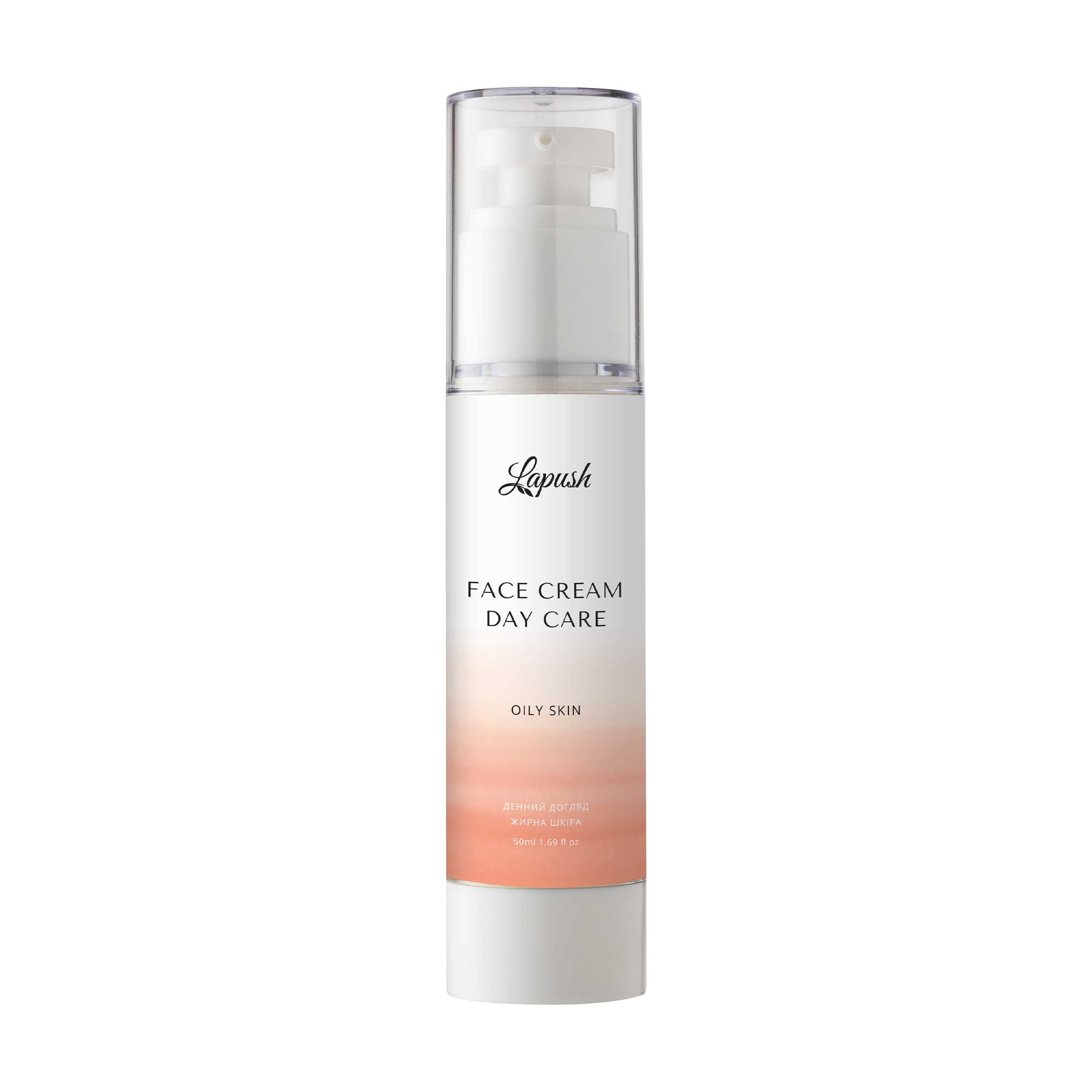 Денний крем для обличчя Lapush Face Cream Day Care для жирної шкіри, з цинком PCA та ніацинамідом, 50 мл